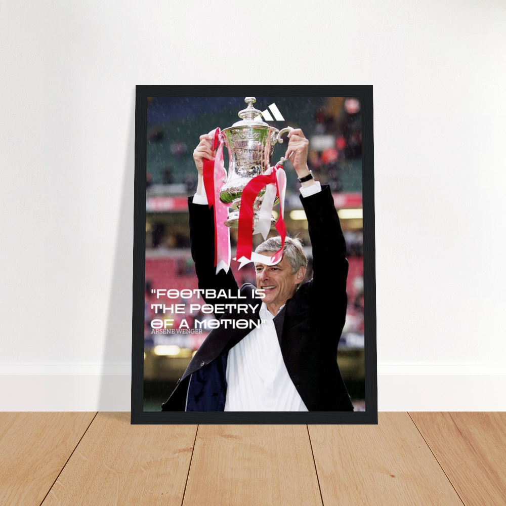 Arsene Wenger Framed Poster