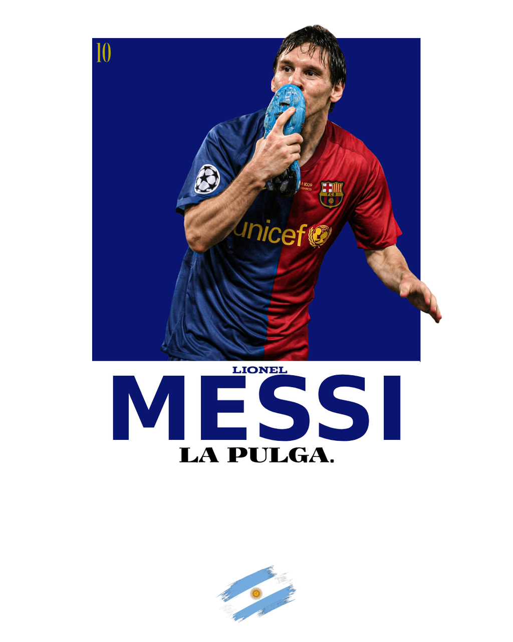 Lionel Messi Framed Poster